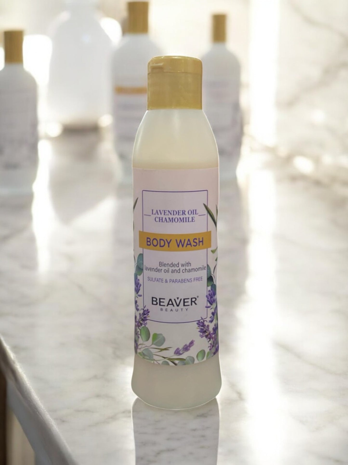 Beaver Beauty Lavender Oil Chamomile Body Wash 258mL
