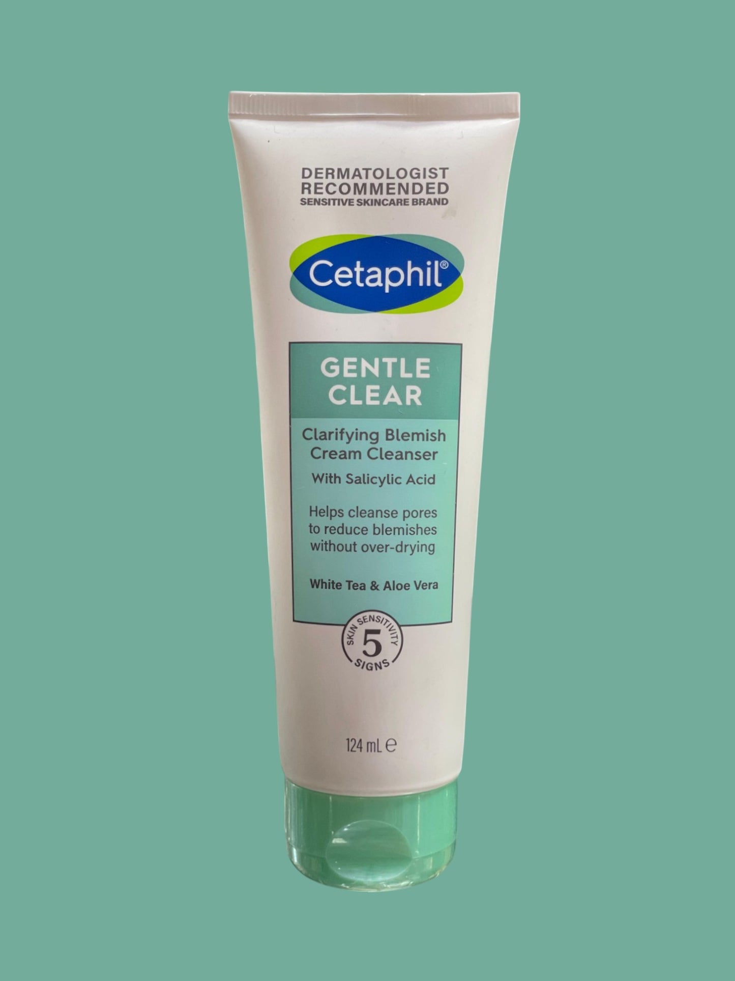 Cetaphil Gentle Clear Clarifying Blemish Cream Cleanser 124 mL