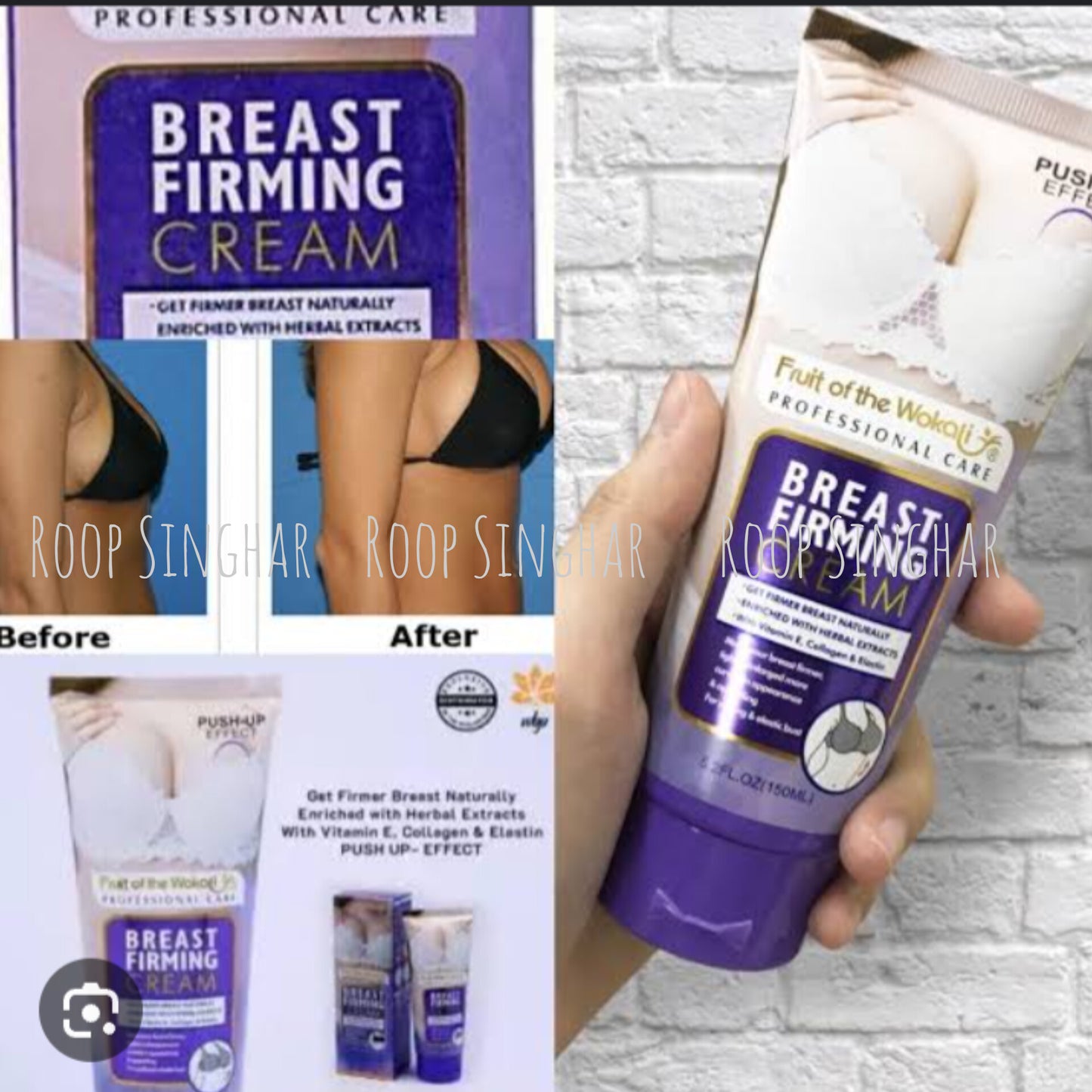 Fruit of Wokali Professional Care BREAST FIRMING CREAM (150ML)