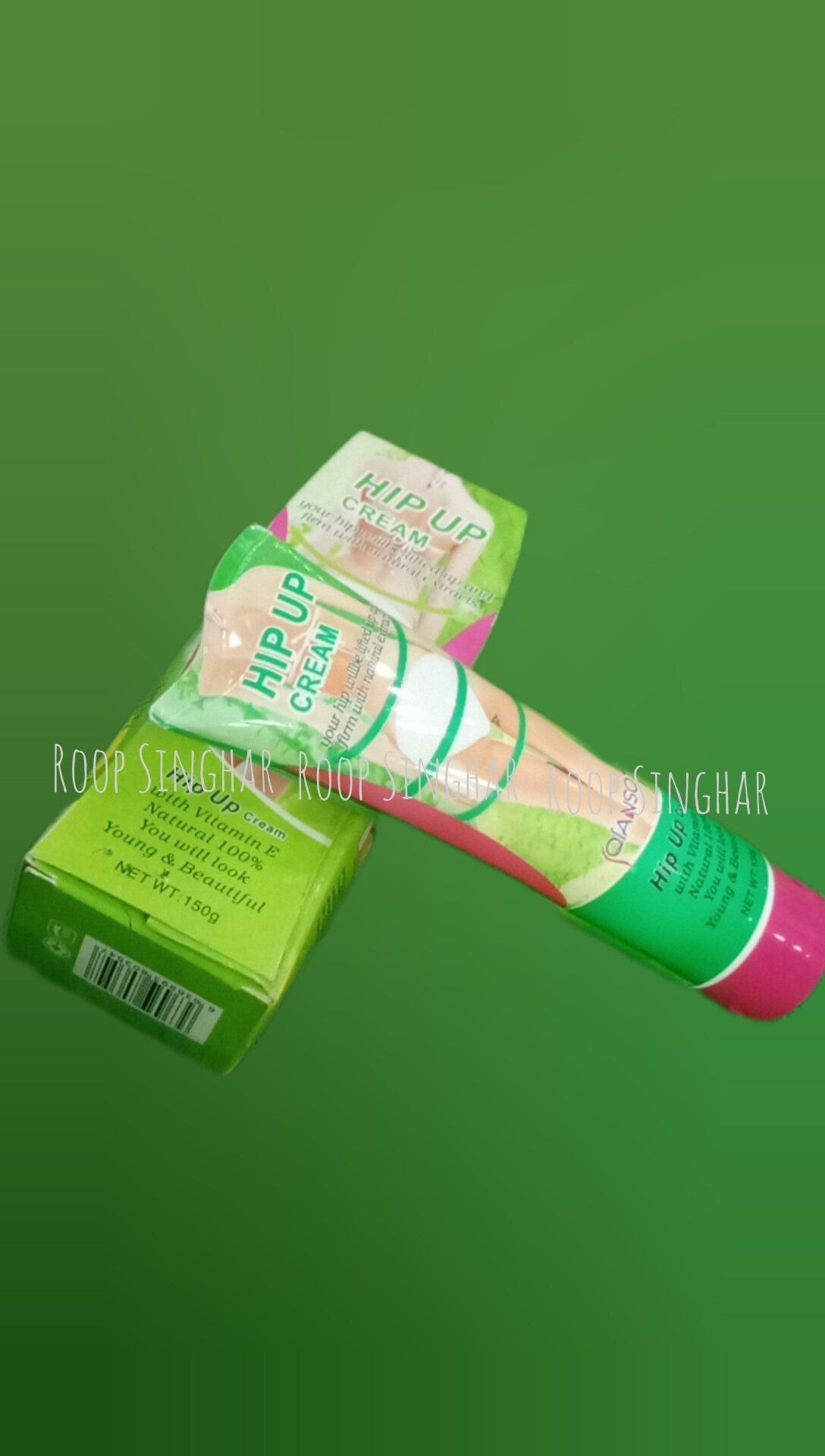 QIANSOTO Hip Up Cream your hip will be lifted up and firm with natural extracts (150g)