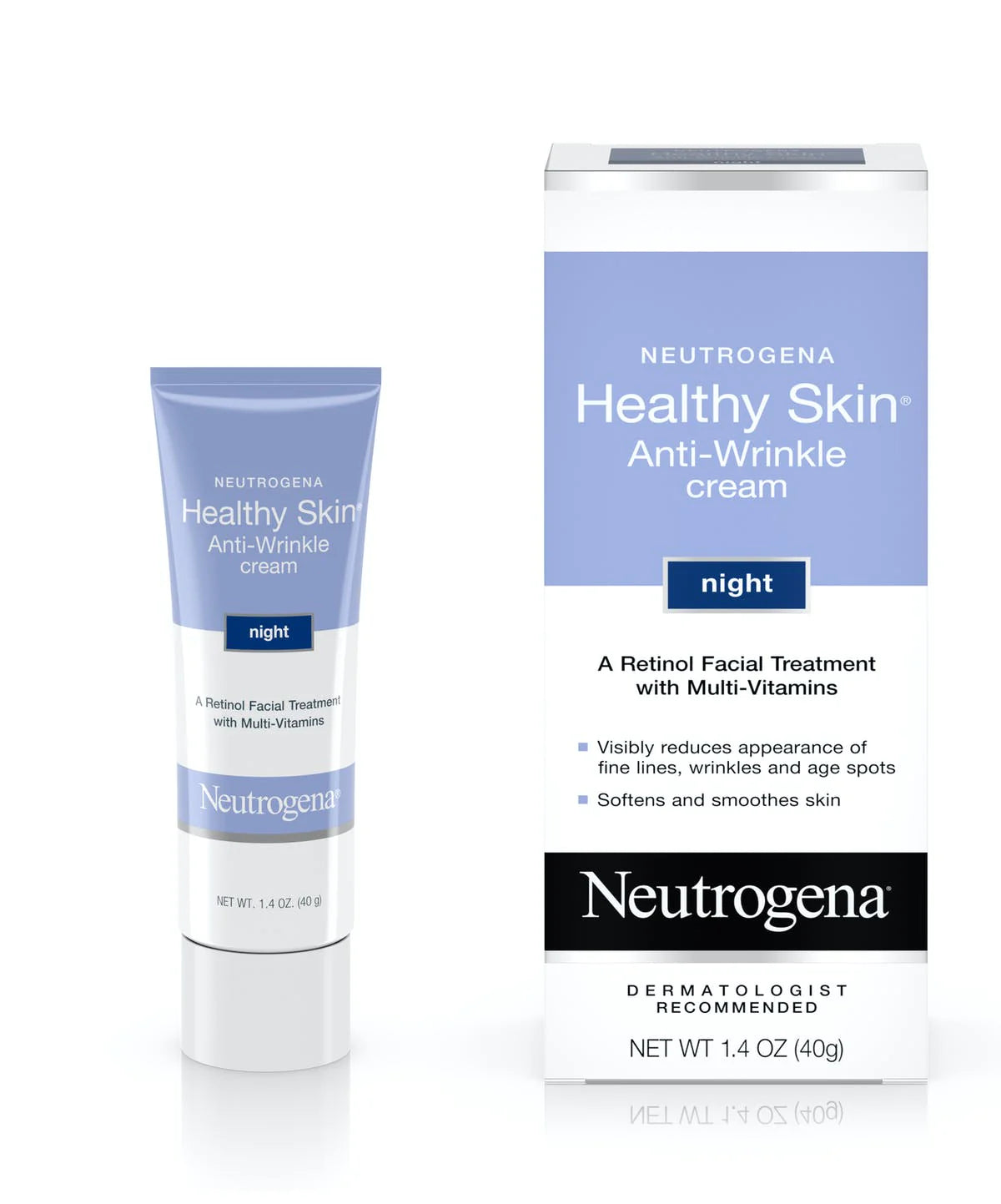 Age-defying Neutrogena Anti-Wrinkle Cream - Smooth, Youthful Skin, 40g