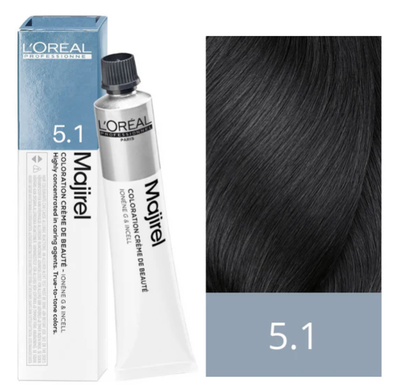 Loreal Professional Majirel 5.1 Light Ash Brown,50ml