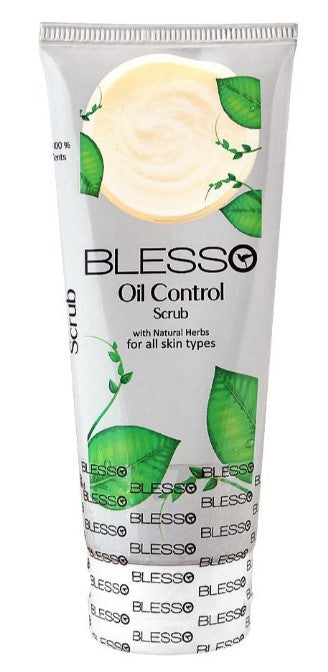 Blesso Oil Control Scrub: Radiant, oil-free skin in a bottle.