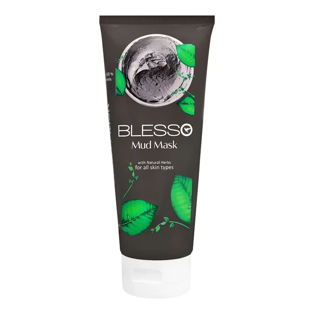 Revitalize skin with Blesso Mud Mask 150 mL.