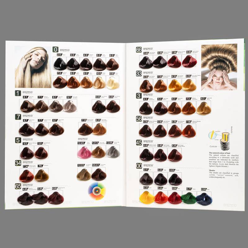 Bremod Hair Color Dark Intense Red Brown 3.66