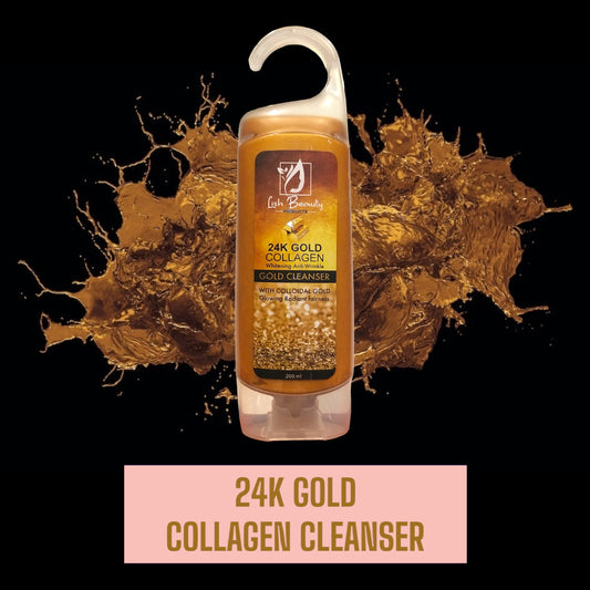 Lish Beauty 24K Gold Collagen Whitening Anti-Wrinkle Gold Cleanser 200mL-Roop Singhar