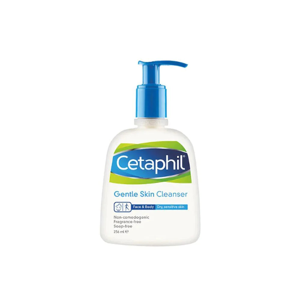 Cetaphil Gentle Skin Cleanser 236 mL: Dermatologist-trusted care for sensitive skin. Gentle, effective cleansing for a refreshed complexion.