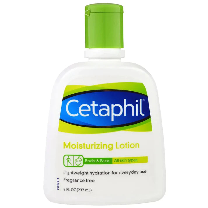 Cetaphil Moisturizing Lotion 237mL: Dermatologist-recommended hydration for soft, smooth skin.