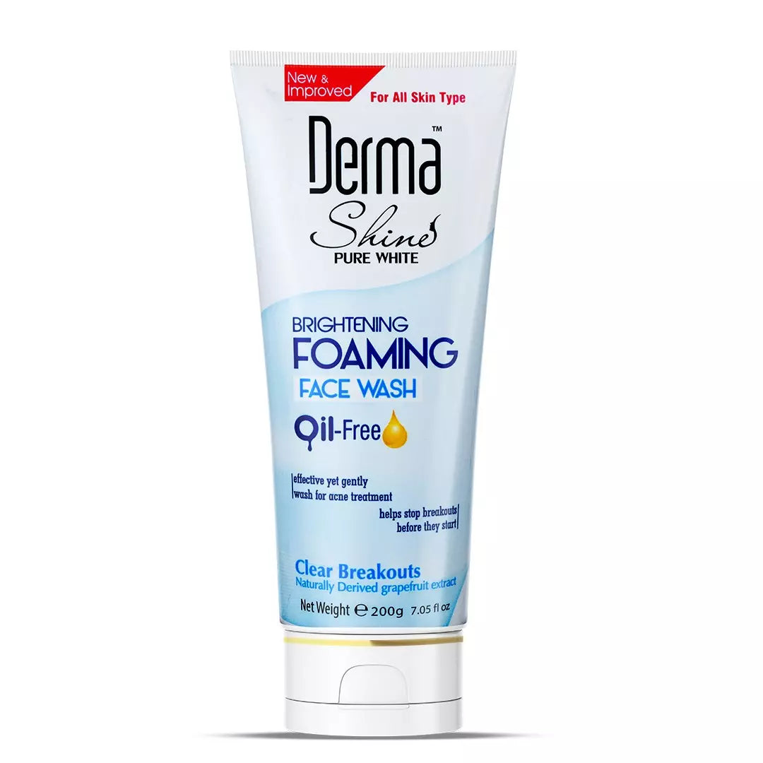 Derma Shines Brightening Face Wash: Gentle Radiance in Every Wash.