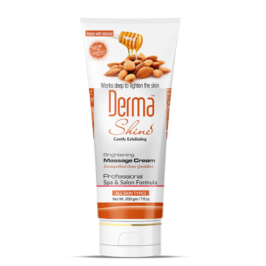 Derma Shines Brightening Cream: Radiant Glow in Every Massage.