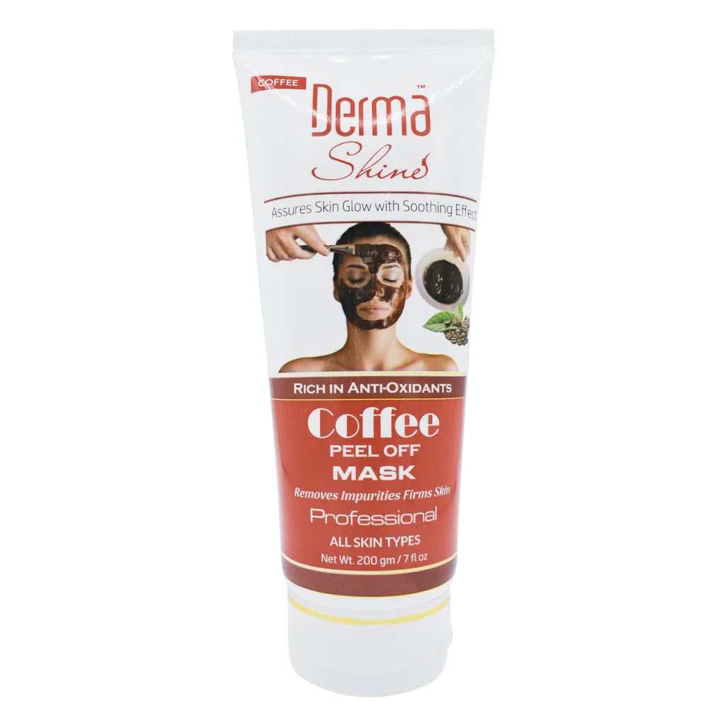 Revitalize skin with Derma Shines Coffee Peel Off Mask 200g.