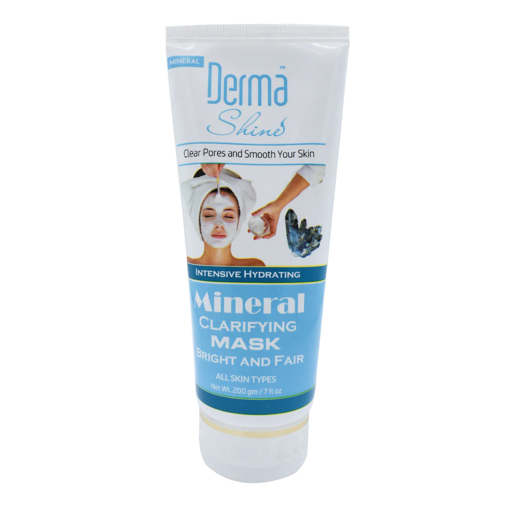 Derma Shines Mineral Clarifying Mask: Purify for Radiance.