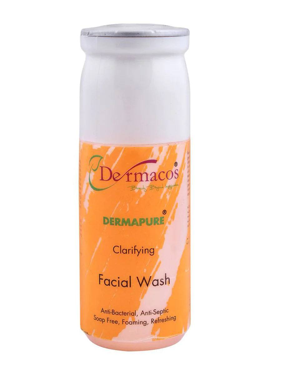 Clarifying freshness with Dermacos Dermapure Face Wash 500 mL.