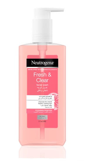 Neutrogena Fresh & Clear Facial Wash 200 mL: Clear, refreshed skin in every wash.veil a refreshed complexion.