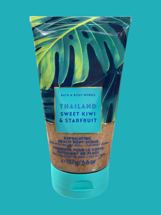 Thailand Sweet Kiwi & Starfruit Exfoliating Beach Body Scrub 187g