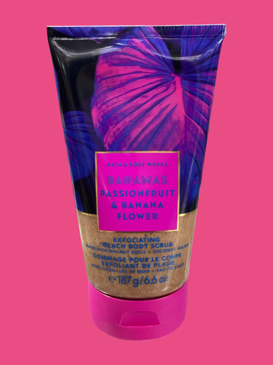 Bahamas Passion Fruit & Banana Flower Exfoliating Beach Body Scrub 187g