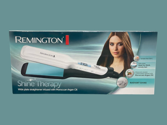 REMINGTON S8550 HAIR STRAIGHTENER SHINE THERAPY WIDE PLATE