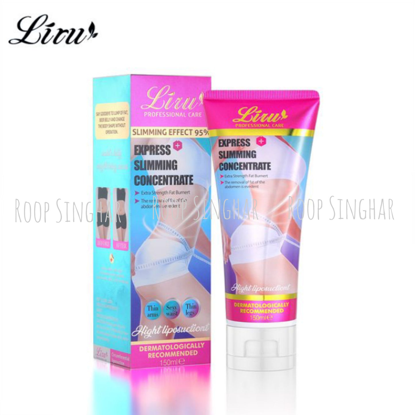 Liru PROFESSIONAL CARE SLIMMING EFFECT 95% EXPRESS.                                    SLIMMING.                                                CONCENTRATE (150ml)