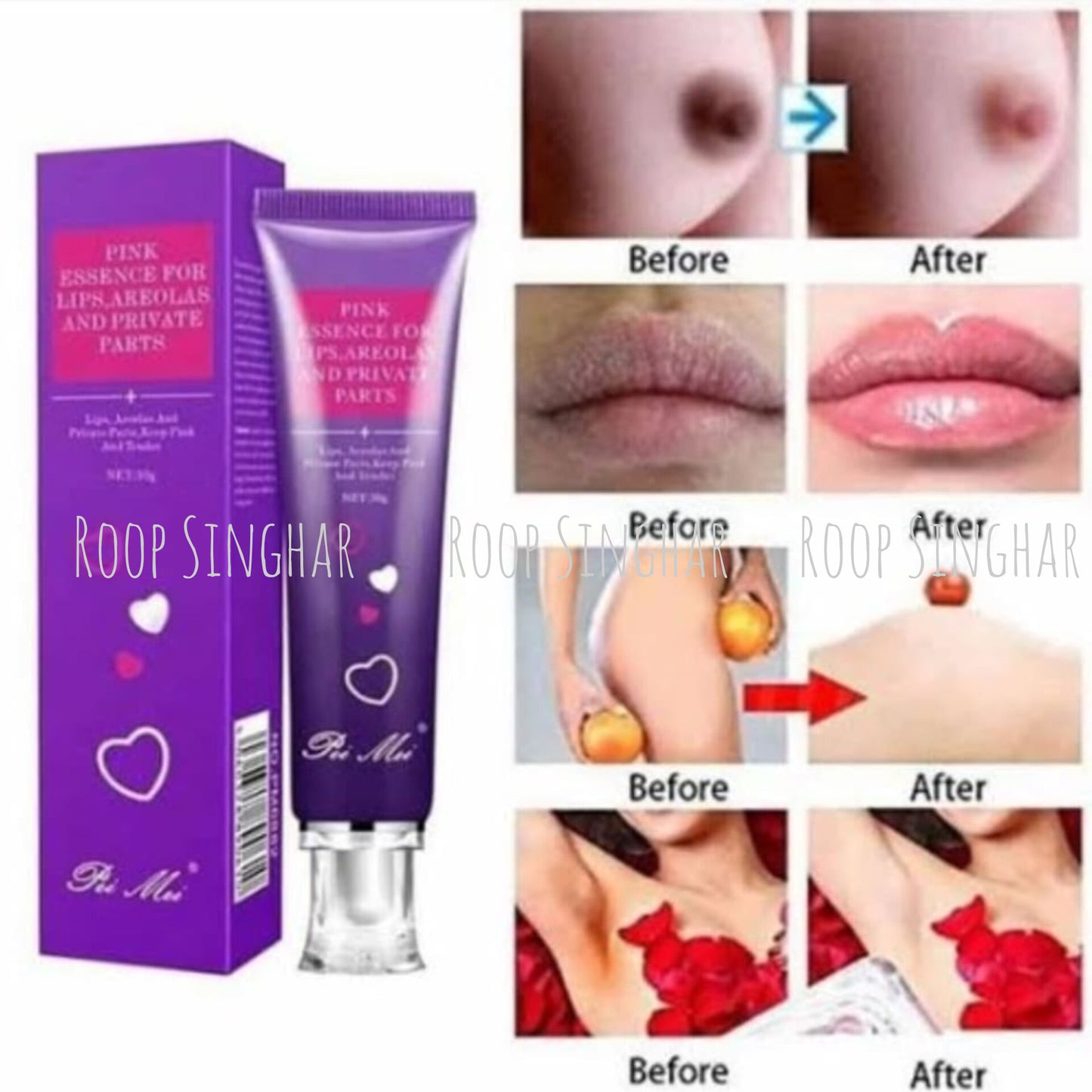 PINK ESSENCE FOR LIPS, AREOLAS AND PRIVATE PARTS Keep pink and Tender (30g)