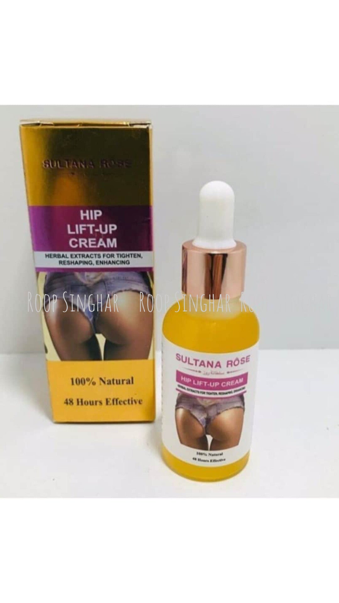 SULTANA ROSE HIP LIFT_UP CREAM Herbal Extracts For Tighten, Reshaping, Enhancing 100% Natural 48 Hours Effective (30ml)