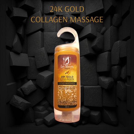 Lish Beauty 24k Gold Collagen Whitening Anti- Wrinkle Gold Massage Cream 200mL
