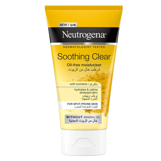 Neutrogena Clear & Soothe Moisturiser - Clear, Soothe, Radiate.
