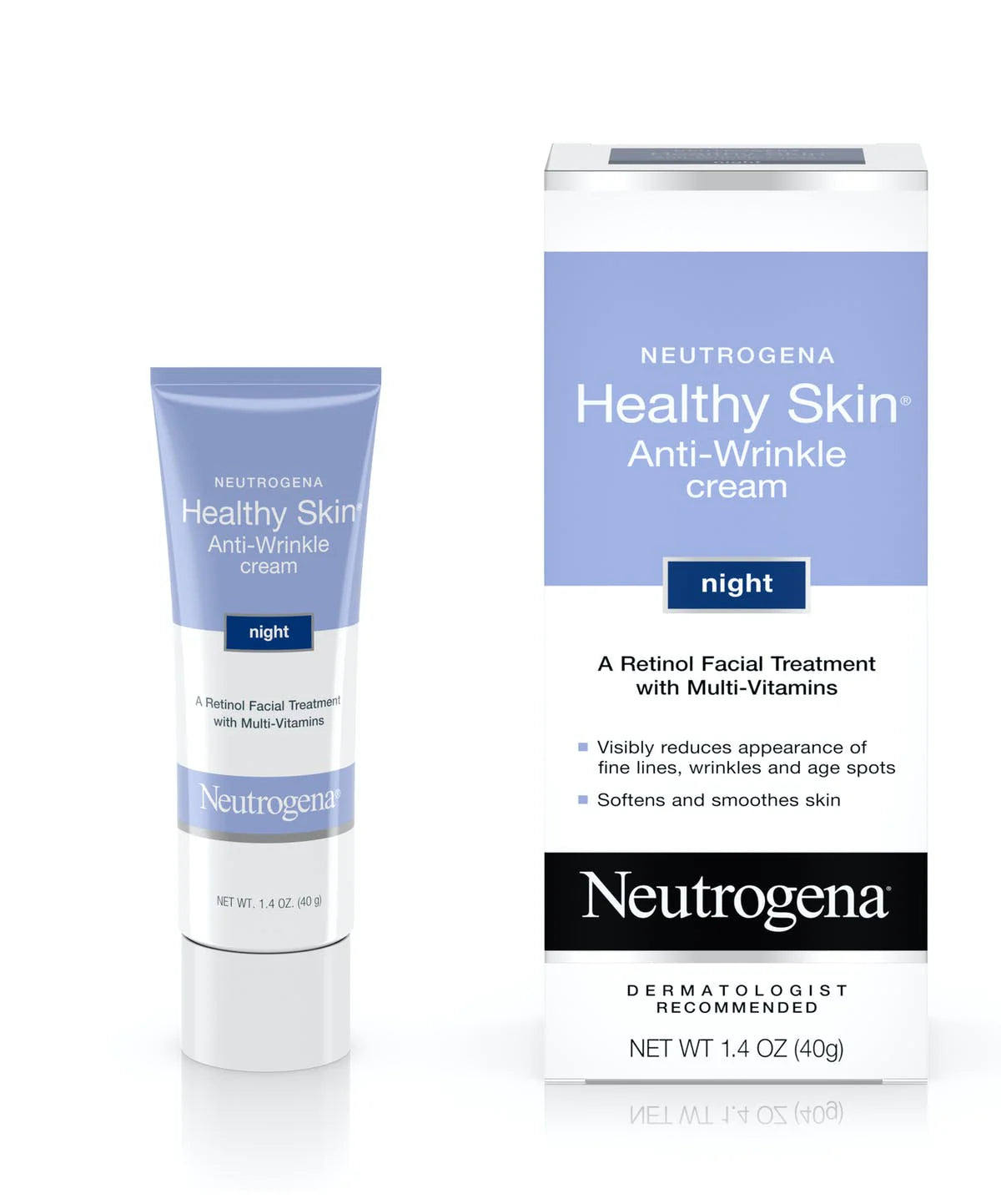Age-defying Neutrogena Anti-Wrinkle Cream - Smooth, Youthful Skin, 40g