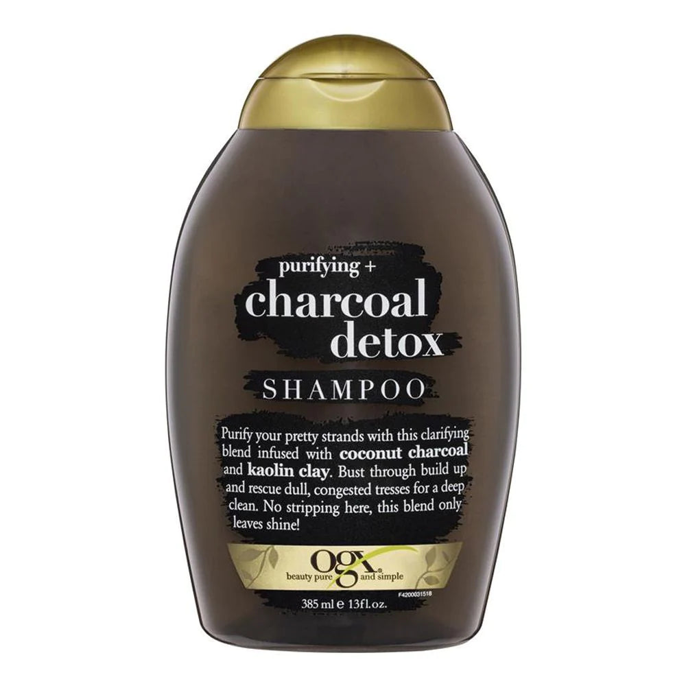 Purifying + Charcoal Detox Shampoo: Revitalize hair with charcoal detox (385mL).