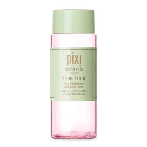 Pixi Rose Tonic 100mL: Gentle, hydrating toner with natural rose extract. Elevate your skincare routine with Pixi Skintreats.