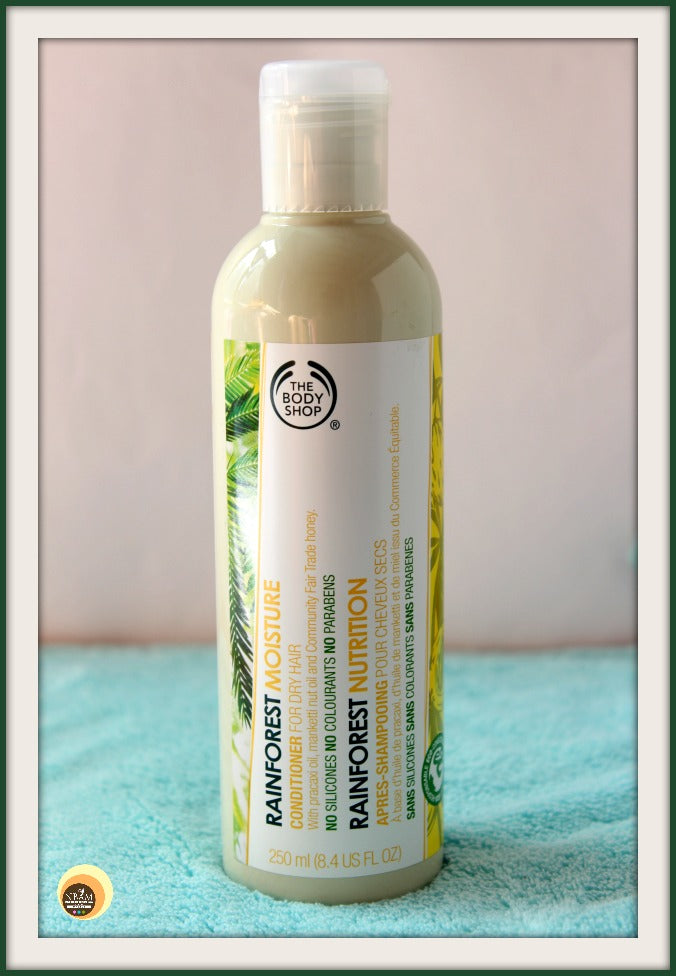 Rainforest Moisture: Hydrate hair with nature's essence for silky, vibrant locks.
