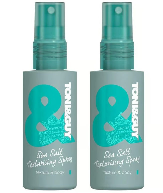 Toni & Guy Sea Salt Spray 75 mL - Effortless beach waves for a chic, textured style.