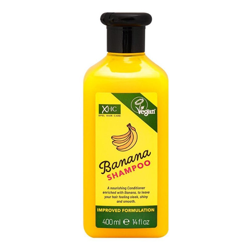 Indulge in tropical hair care with The Vegan Banana Shampoo (400 mL). Nourish your locks with the goodness of real bananas for a luscious and refreshing experience.