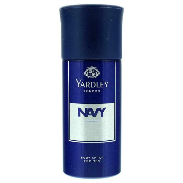 Yardley Navy Body Spray: Fresh, Elegant, Lasting Fragrance (150 mL)