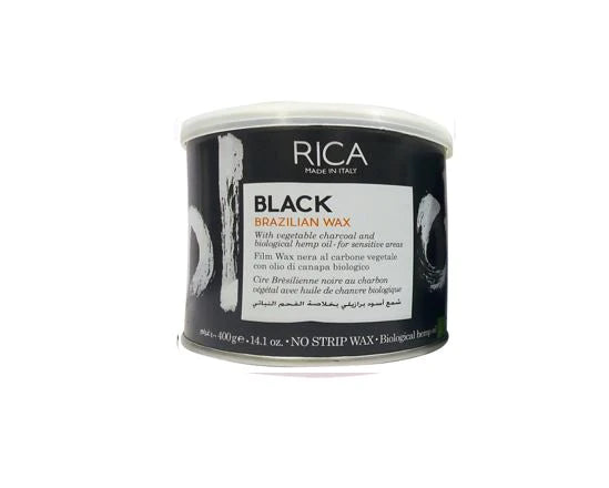 Rica Black Charcoal Brazilian Wax With Vegetable Charcoal 400ml