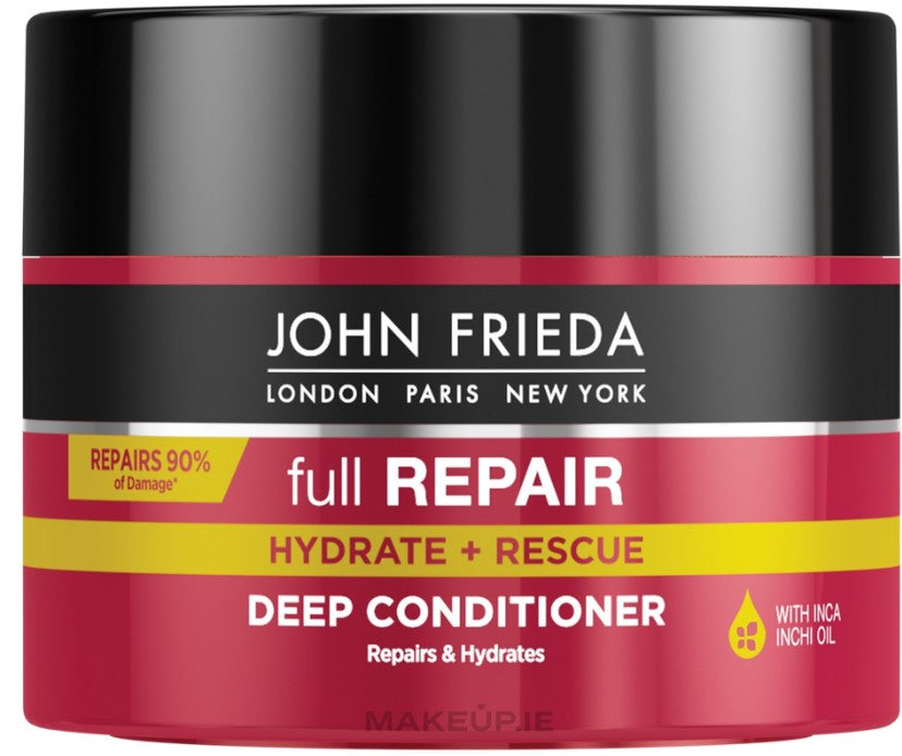 John Frieda Full REPAIR Deep Conditioner 150 mL: Transformative hair repair for soft, smooth, and resilient locks.