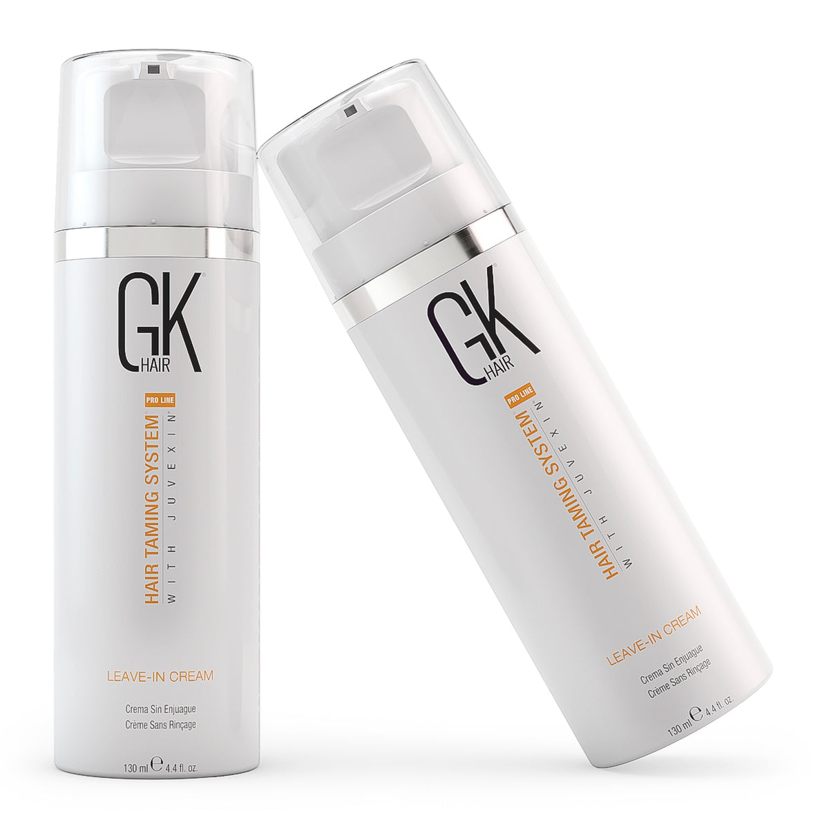 GK Hair Leave-In Conditioner: Silky-smooth, nourished locks in a 130mL bottle.