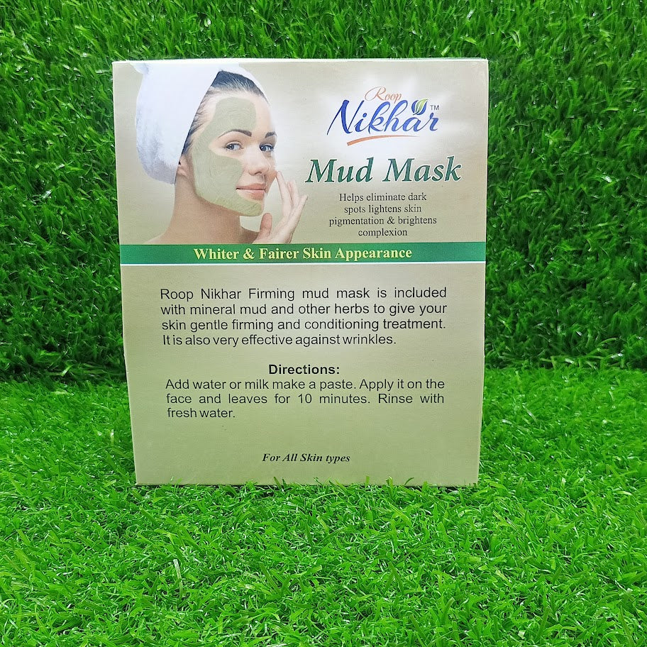 Roop Nikhar Whiter & Fair Skin Appearance  200g (Mud Mask Powder)