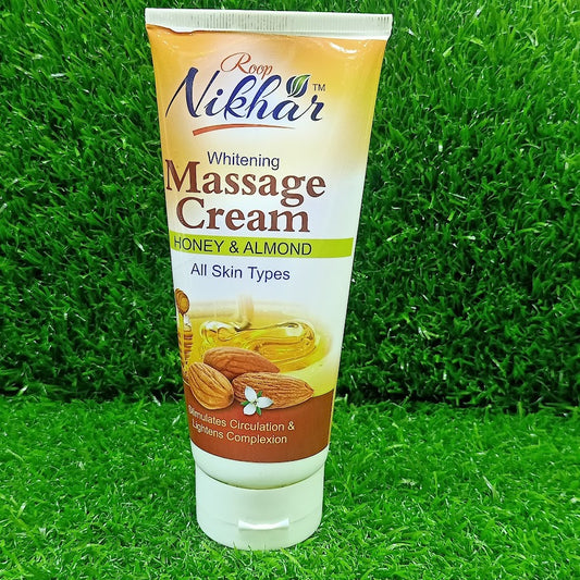 Roop Nikhar Whitening Massage Cream 200ml (Honey & Almond)