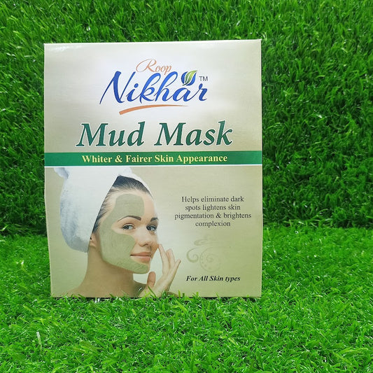 Roop Nikhar Whiter & Fair Skin Appearance  200g (Mud Mask Powder)