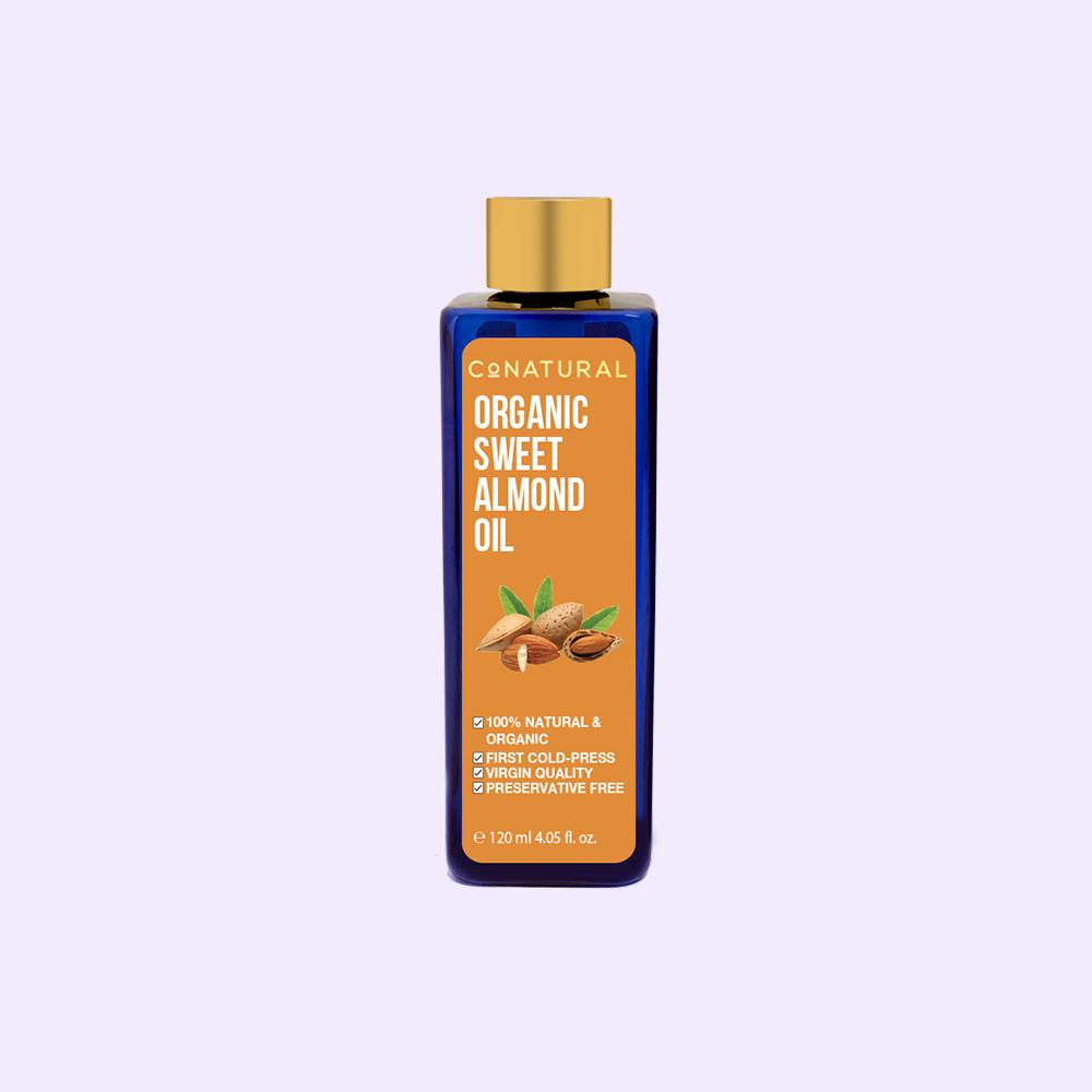 Organic Sweet Almond Oil - Natural Radiance, 120ml