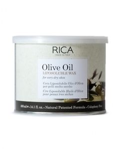 RICA Wax Hair Removal Fat-Soluble Olive Oil For Very Dry Skins 400ml