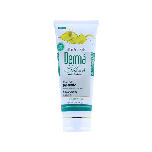 Derma Shine Lemon Peel Off Mask 200g: Refresh and revitalize for radiant skin.